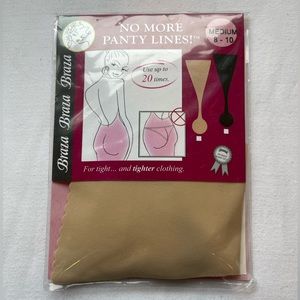 No more panty lines Beige strapless panty